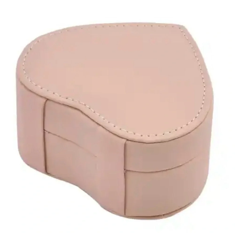 Pink Faux Leather Jewelry Box